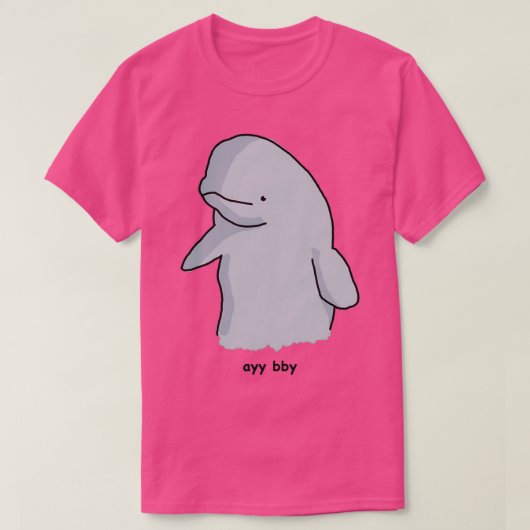 Beluga Whale 12 T-shirt (Design voorkant)