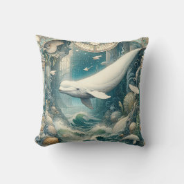 Beluga Whale 1 Kussen