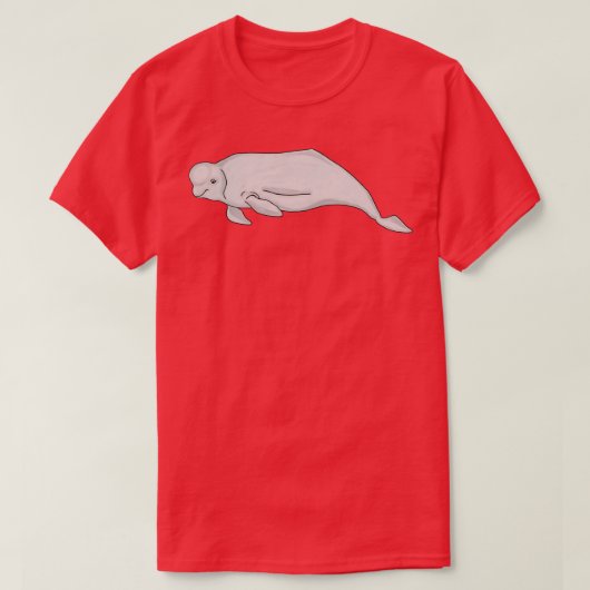 Beluga Whale 8 T-shirt (Design voorkant)
