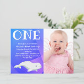 Beluga Whale Arctic Ocean Foto First Dag Kaart (Staand voorkant)