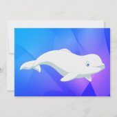 Beluga Whale Arctic Ocean Foto First Dag Kaart (Achterkant)
