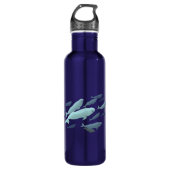 Beluga Whale Art Marine Life Waterfles (Voorkant)