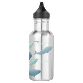 Beluga Whale Art Marine Life Waterfles (Rechts)