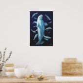 Beluga Whale Art print Marinelife Whale Painting (Keuken)