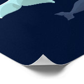 Beluga Whale Art print Marinelife Whale Painting (Hoek)