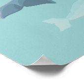 Beluga Whale Art Print Marinelife Whale Poster (Hoek)