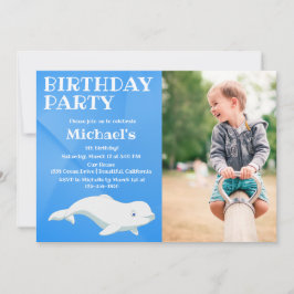 Beluga Whale Blue Arctic Ocean Birthday Kaart
