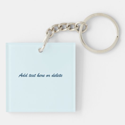 Beluga Whale Blue Sleutelhanger (Achterkant)