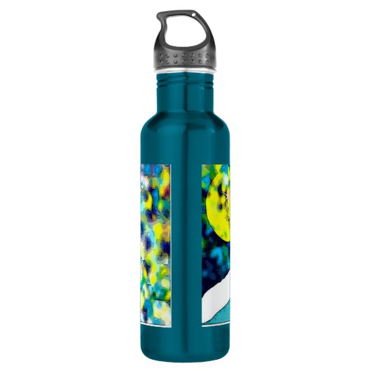 Beluga Whale blue Waterfles (Achterkant)