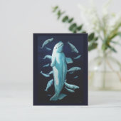 Beluga Whale Briefkaarten Canadian Beluga Whale Ca (Staand voorkant)
