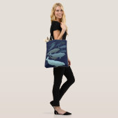 Beluga Whale Canvas tassen & Blue Beluga Gifts (Op model)
