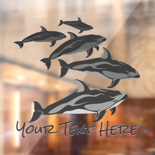 Beluga Whale Decal Custom Whale Art Window Cling (Vel 2)