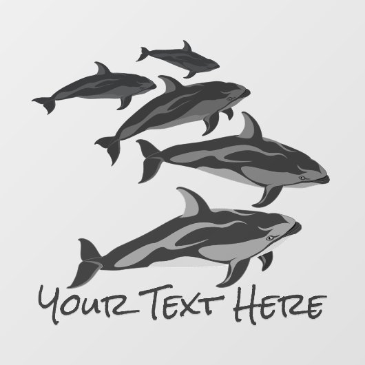 Beluga Whale Decal Custom Whale Art Window Cling (Vel)