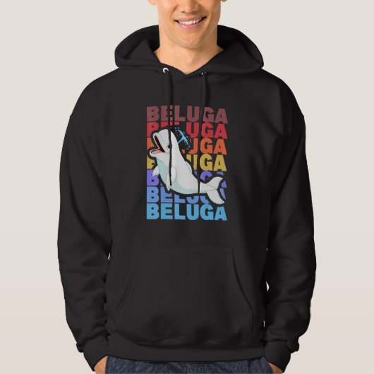 Beluga Whale Hoodie (Voorkant)
