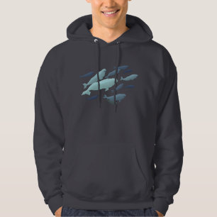 Beluga Whale Hoodie Unisex Cute Whale Art Shirten