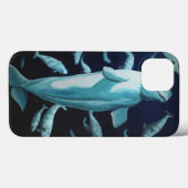 Beluga Whale iPad Case Whale Art Tablet iPad Case (Achterkant (horizontaal))