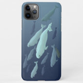Beluga Whale iPhone Cases Whale Smartphone Hoesjes iPhone Hoesje (Achterkant)