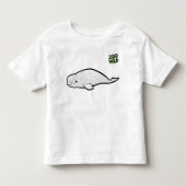 Beluga Whale Kinder Shirts (Voorkant)