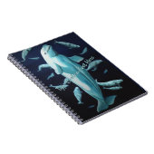 Beluga Whale-laptop - Speciaal Whale Journal Notitieboek (Rechterzijde)