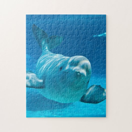 Beluga Whale Legpuzzel (Verticaal)