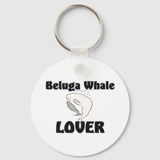 Beluga Whale Lover Sleutelhanger (Voorkant)