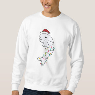 Beluga Whale Merry Winter Animals Whales Trui