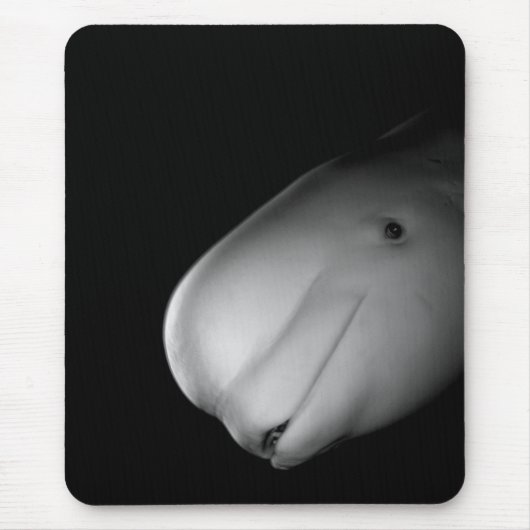 Beluga Whale Mousepad Muismat (Voorkant)
