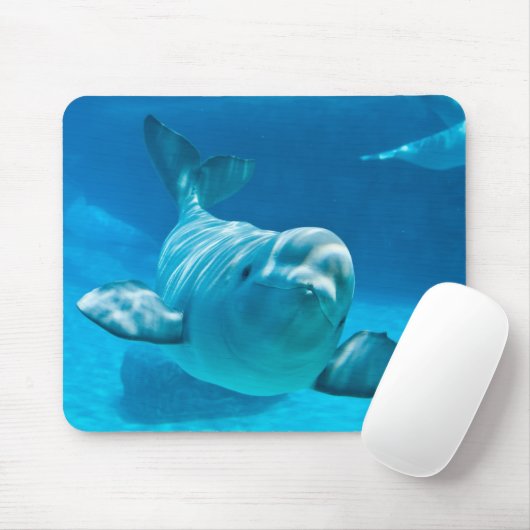 Beluga Whale Muismat (Met muis)