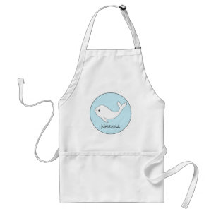 Beluga Whale Name Apron Standaard Schort