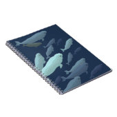 Beluga Whale Notitieboek Whale Art Journal Book (Rechterzijde)