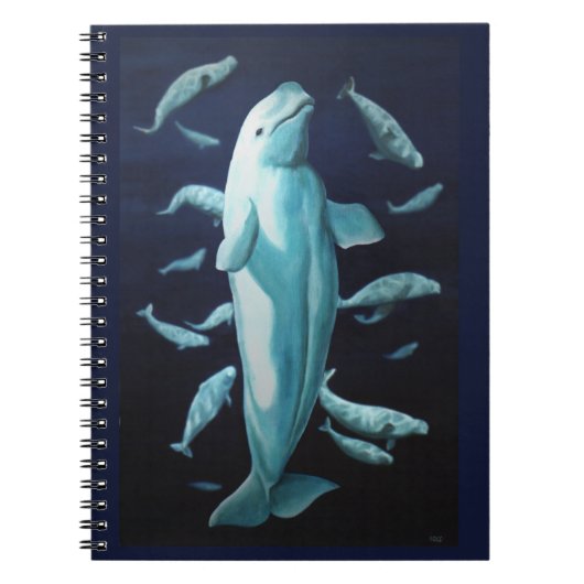 Beluga Whale Notitieboek Whale Art Journal Book (Voorkant)