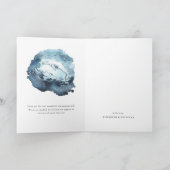 Beluga Whale Ocean | Baby shower Hartelijk dank Bedankkaart (Binnen)