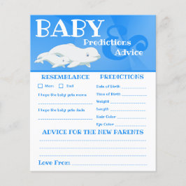 Beluga Whale Ocean Baby shower Predictions, Advice