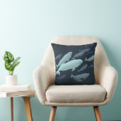 Beluga Whale Pillow Baby Beluga Whale Sierkussen (Stoel)