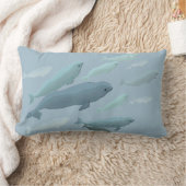 Beluga Whale Pillow Baby Beluga Whale Sierkussen Kussen (Deken)