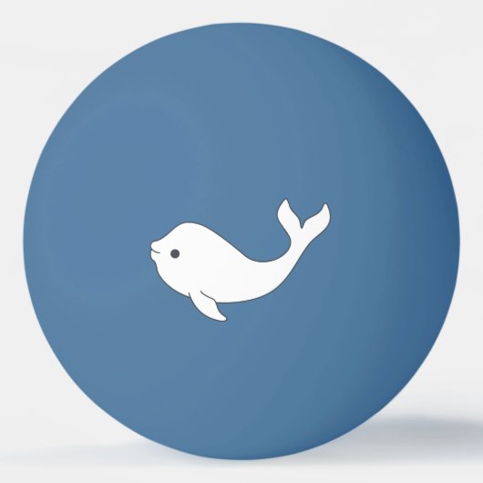 Beluga Whale Ping Pong Ball (Voorkant)