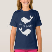 Beluga Whale Pun T-Shirt (Kind) (Voorkant)