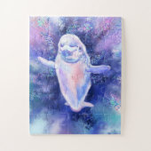 Beluga Whale Puzzel Legpuzzel (Verticaal)