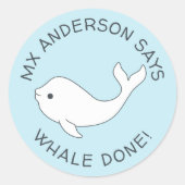Beluga Whale Ready Stickers (Voorkant)