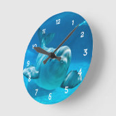 Beluga Whale Ronde Klok (Hoek)