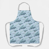 Beluga Whale Schort Whale Art Schorten en geschenk (Voorkant)