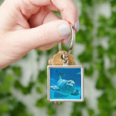 Beluga Whale Sleutelhanger (Hand)