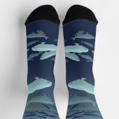Beluga Whale Socks Whale Art Socks Customize Sokken (Top)