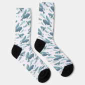 Beluga Whale Socks  Whale Art Socks Customize Sokken (Rechts)