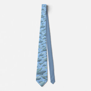 Beluga Whale Stropdassen Blue Beluga Whales Neckti