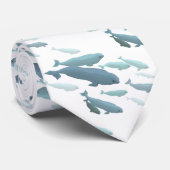 Beluga Whale Stropdassen & Gifts Blue Whale Wildli (Opgerold)
