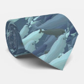Beluga Whale Stropdassen & Gifts Blue Whale Wildli (Opgerold)