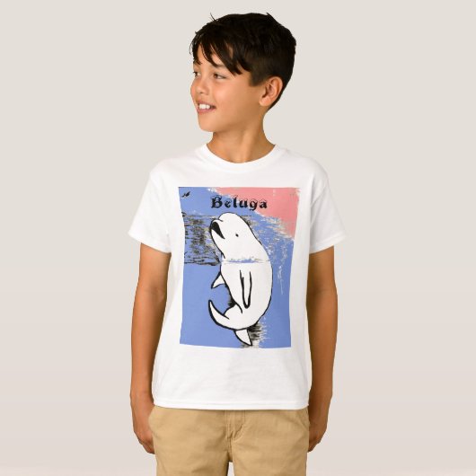 Beluga Whale T-shirt (Voorkant volledig)