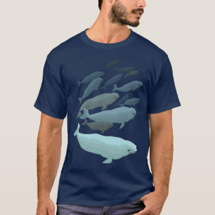 Beluga Whale T-Shirt Unisex Whale Art Shirten
