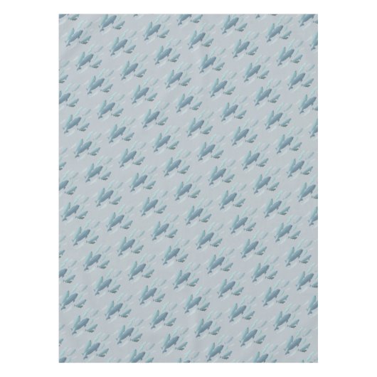 Beluga Whale Tablecloth Whale Art Tablecloth Tafelkleed (Voorkant)